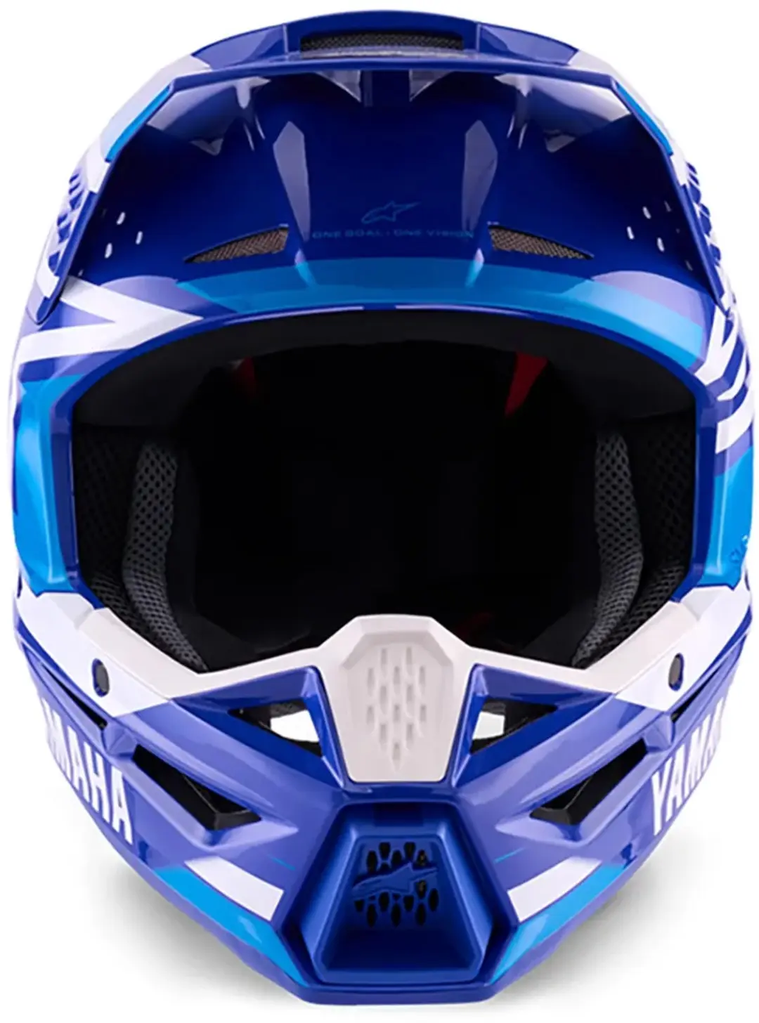 Alpinestars Yamaha S-M3 Helm - XL - Blauw/Wit Glanzend - afbeelding 2 van 6