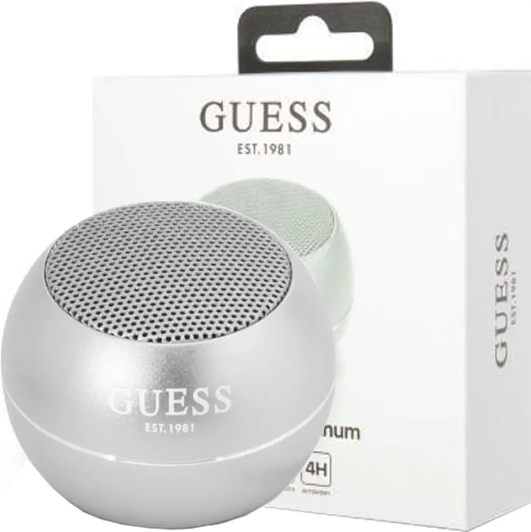 Guess Mini Bluetooth Speaker 3W - Grijs - afbeelding 5 van 5