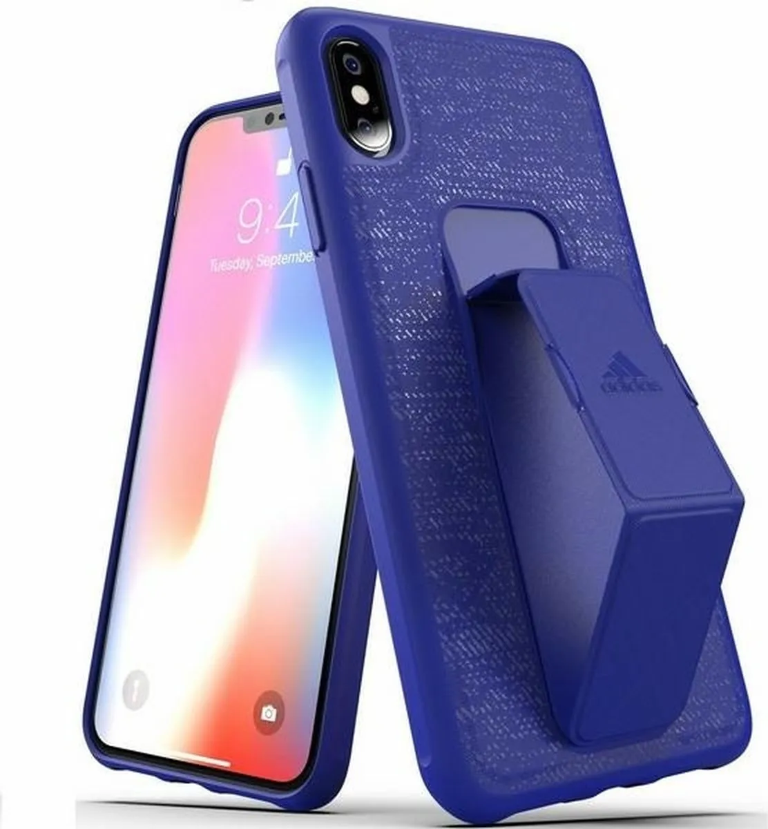 Adidas SP Grip Case iPhone XS Max - Blauw - afbeelding 3 van 6