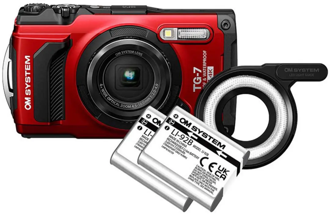 OM System TG-7 Micro Adventures Kit Rood