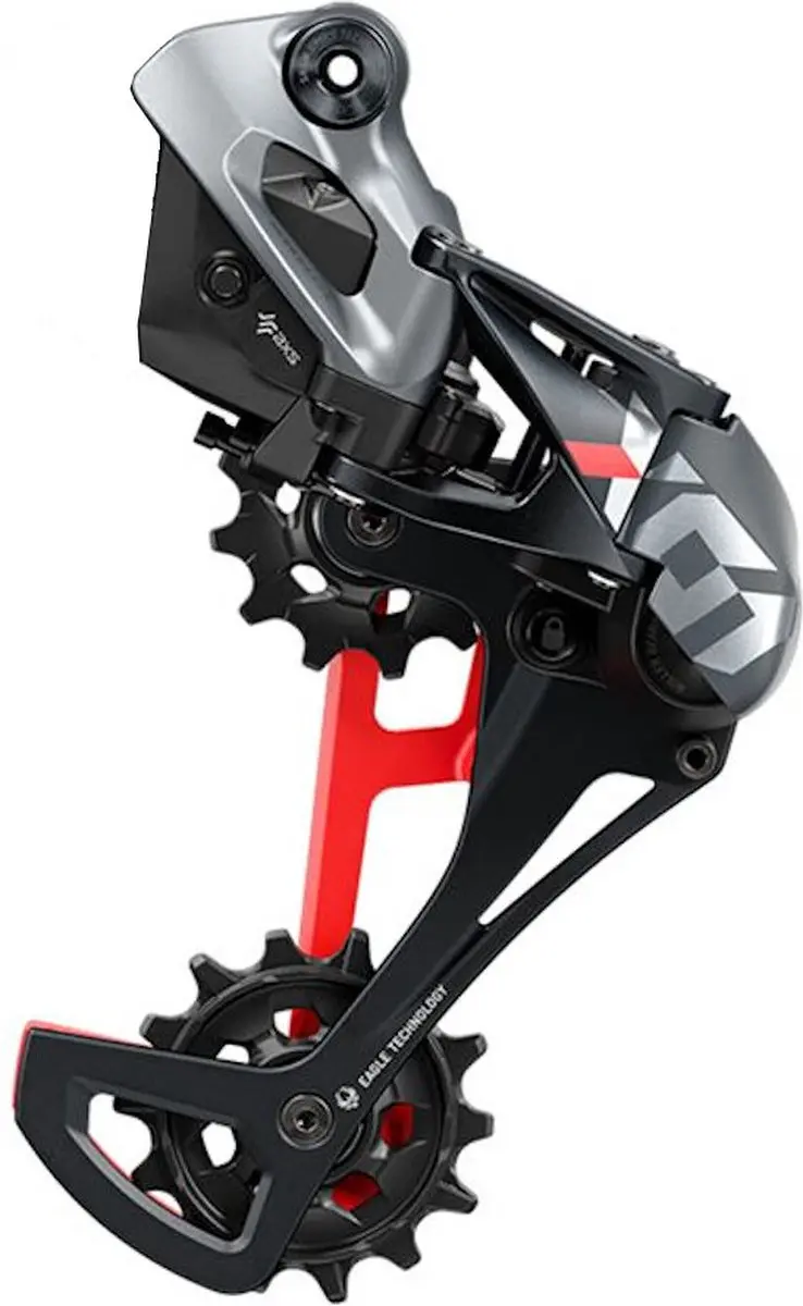 SRAM X01 Eagle AXS Achterderailleur 12V - Zwart-Rood - afbeelding 2 van 2