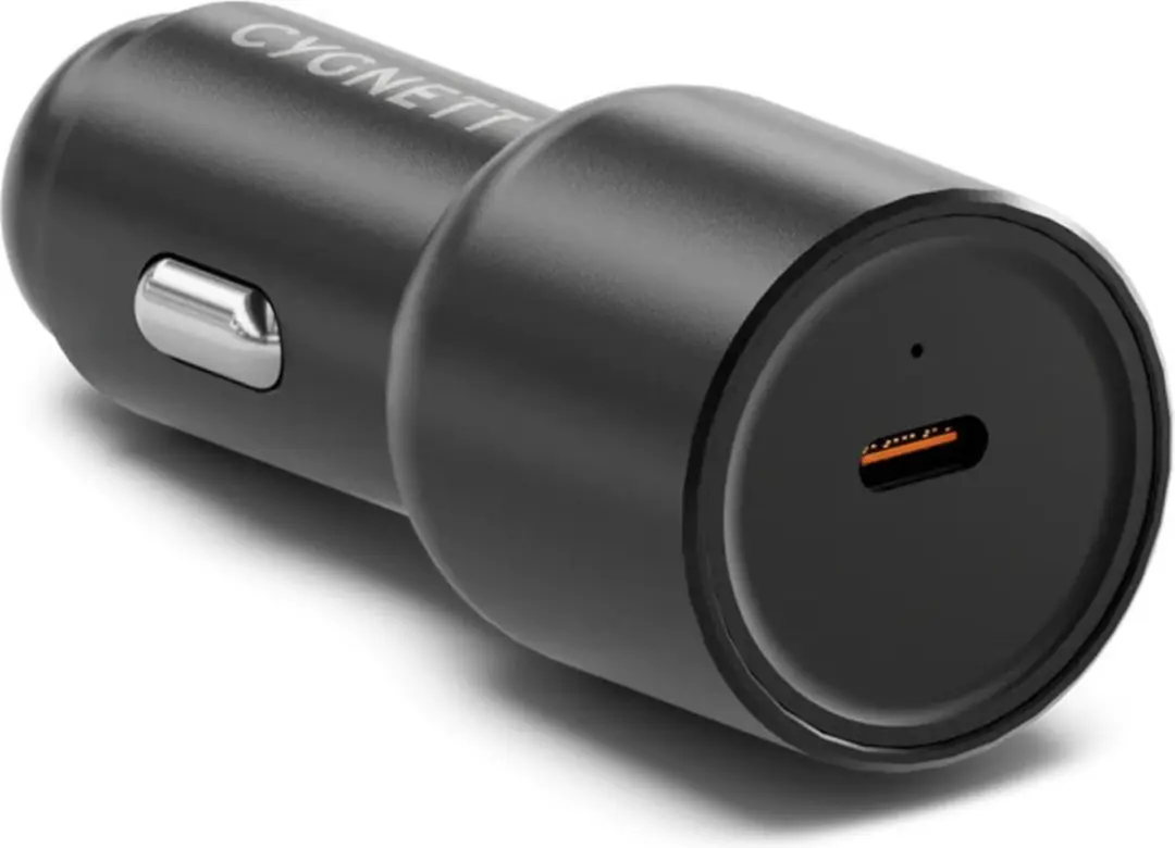 Cygnett CarPower 65W USB-C PD Auto-adapter - Zwart - afbeelding 3 van 6