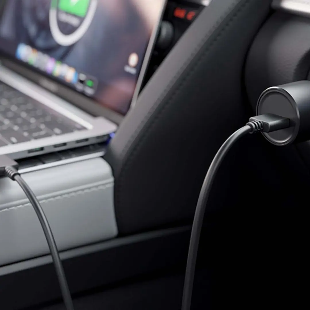 Cygnett CarPower 65W USB-C PD Auto-adapter - Zwart - afbeelding 5 van 6