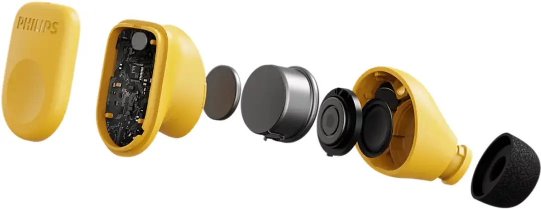 Philips TAMS3YL/00 True Wireless Oordopjes - Geel - afbeelding 4 van 6