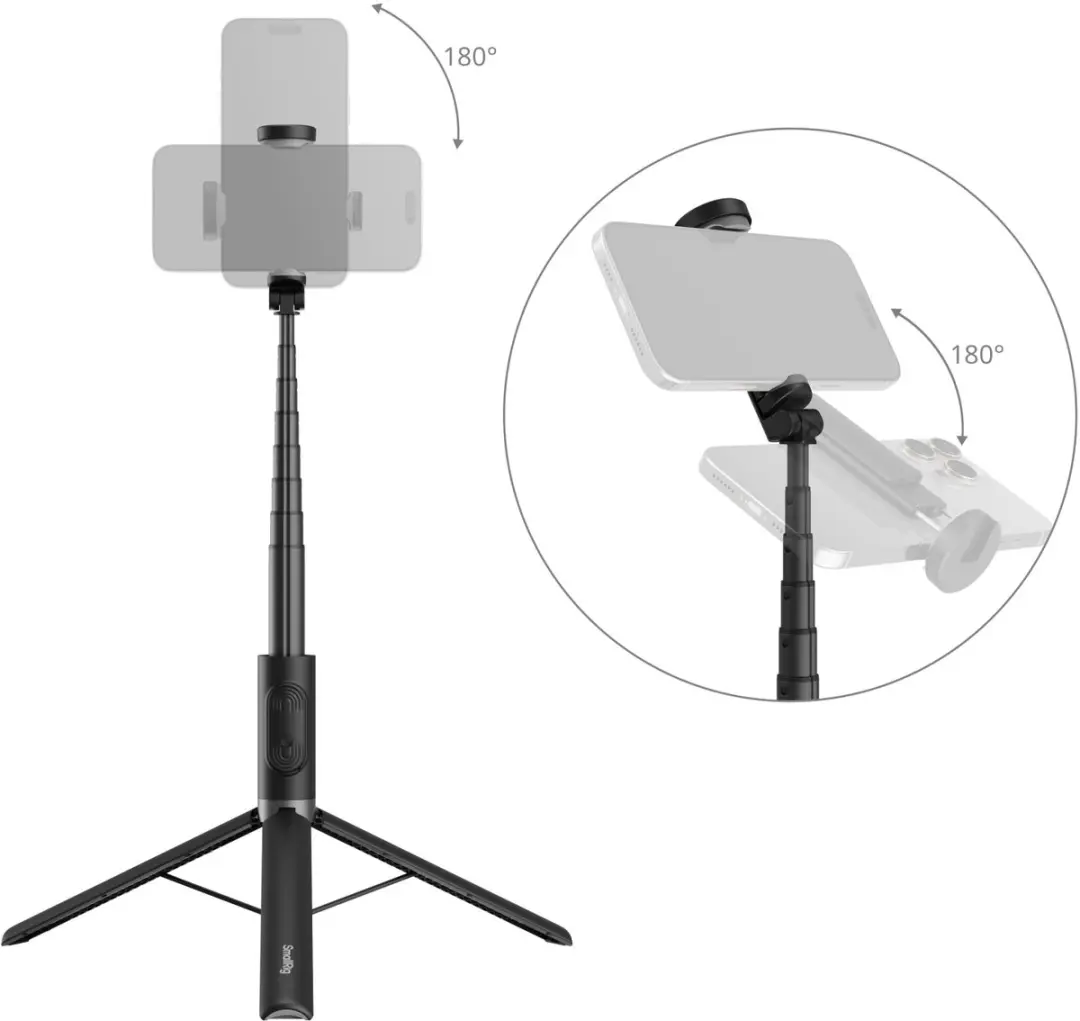 SmallRig ST30 Lite Statief - Zwart 31-147cm - afbeelding 5 van 6