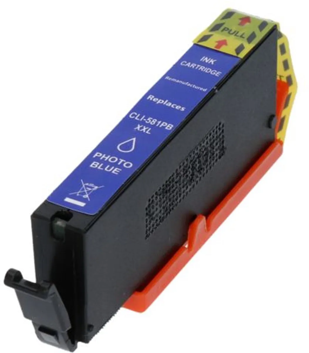 PrintAbout Canon CLI-581XXL PB Inktcartridge Foto-blauw - 14ml