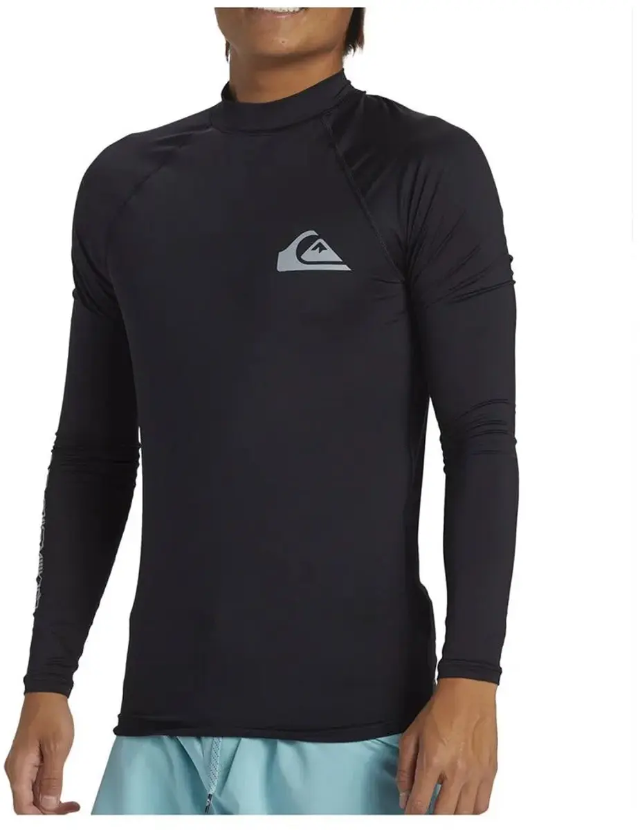 Quiksilver Everyday UPF50 Rashguard - Zwart S - afbeelding 3 van 4