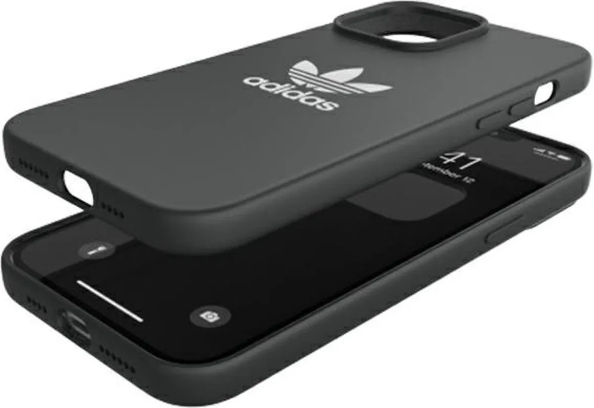 Adidas Silicone Back Case iPhone 13 Pro Max - Zwart