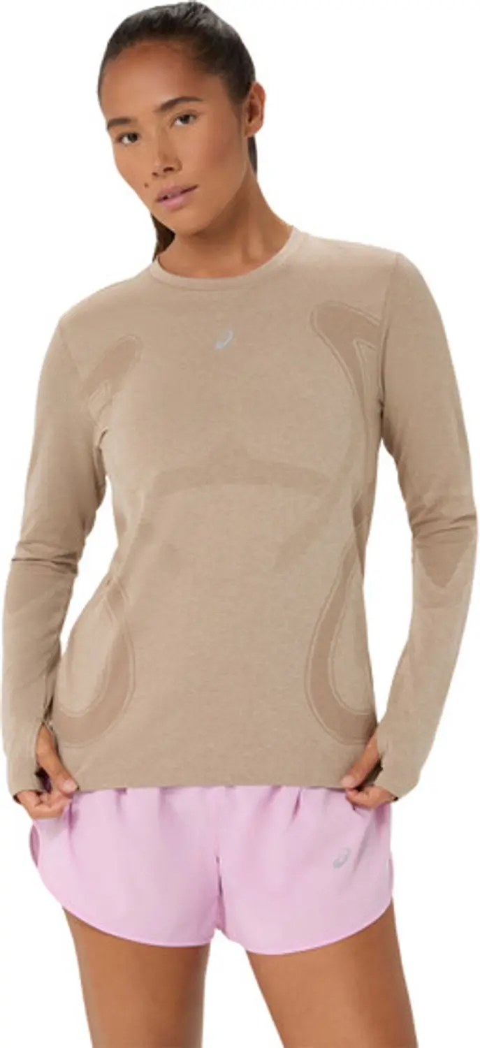 ASICS Road Seamless LS Top Dames - Bruin - afbeelding 5 van 5
