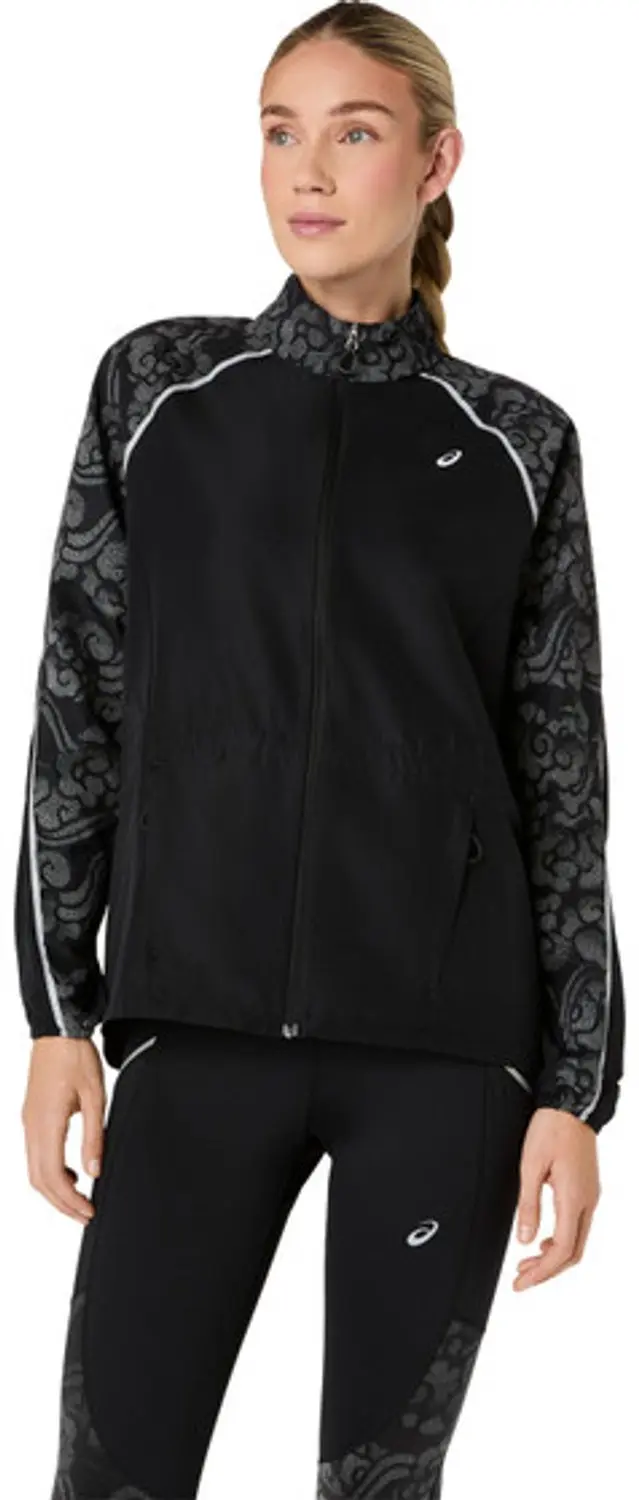 ASICS Road Lite-Show Hardloopjack - Zwart - afbeelding 4 van 5