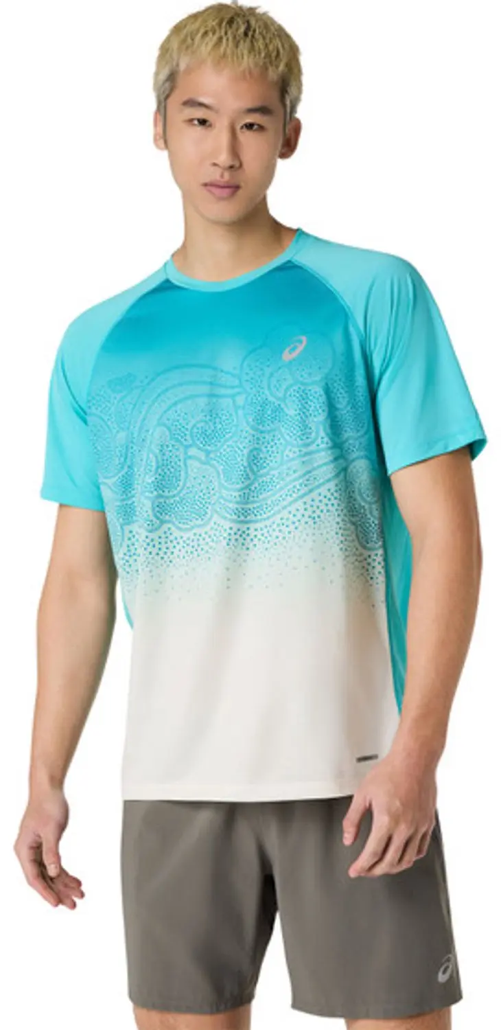 ASICS Road Fade T-shirt - Heren - Blauw - afbeelding 4 van 6