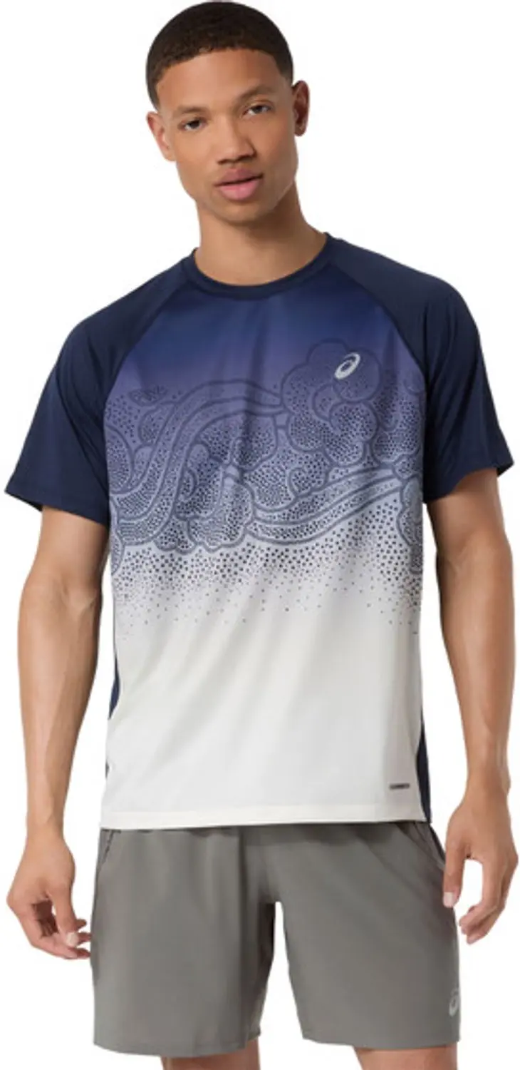 ASICS Road Fade T-shirt - Heren - Blauw - afbeelding 2 van 6
