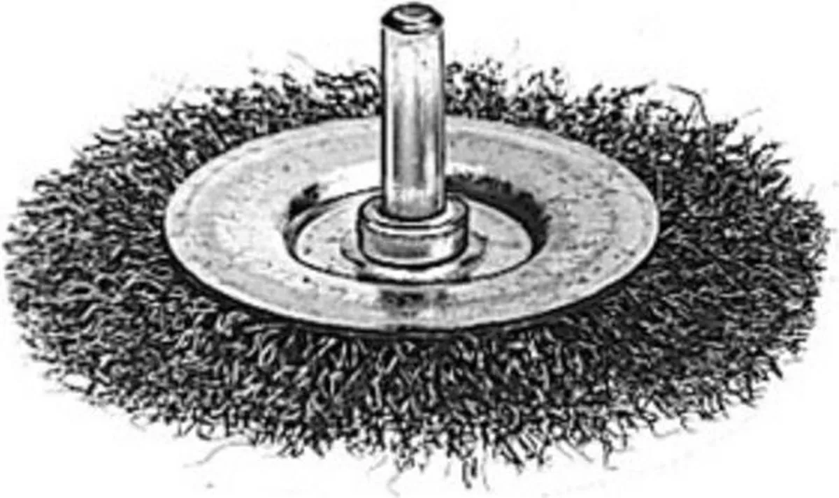Wolfcraft Staaldraad-schijfborstel 2101000 - Ø75mm