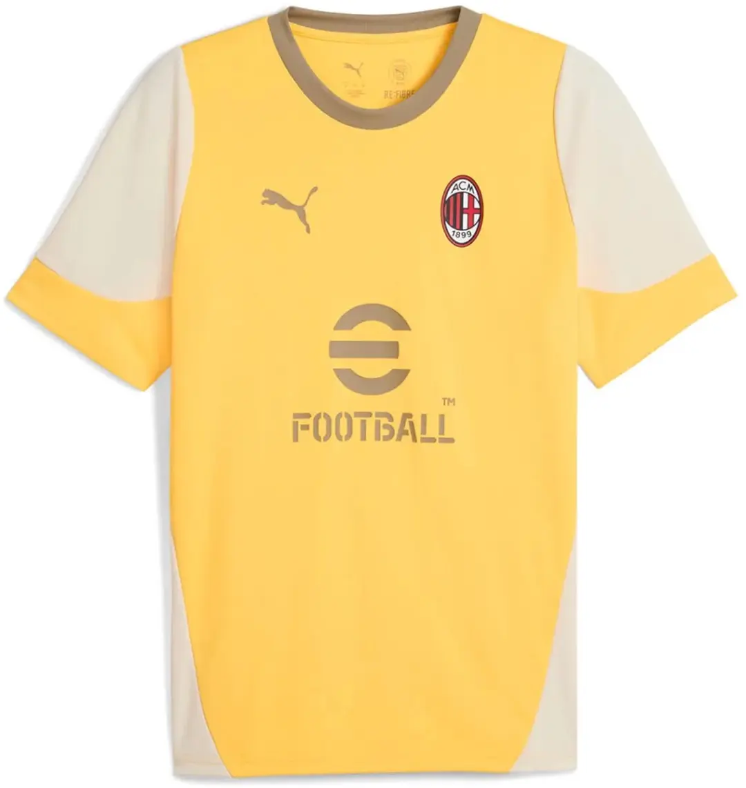 Puma Ac Milan 25/26 Training T-shirt Met Korte Mouwen Geel XL Man
