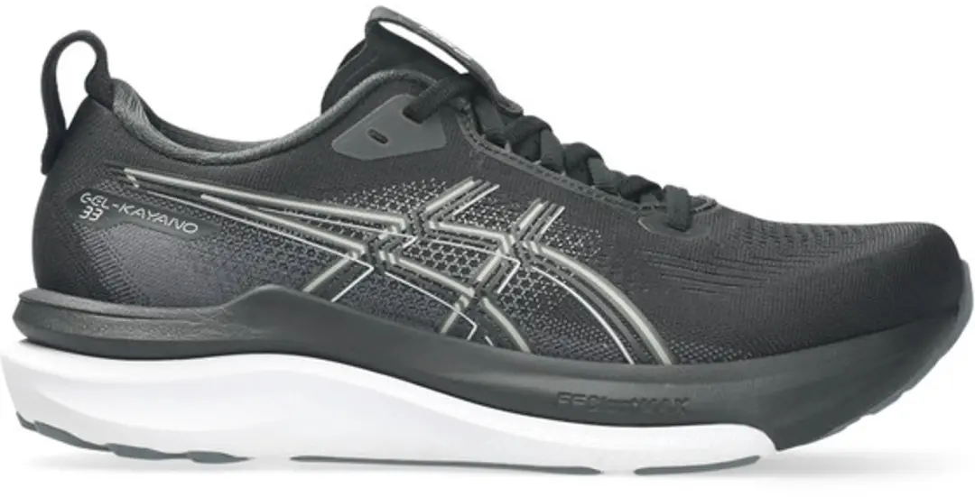 ASICS Gel-Kayano 33 Dames Hardloopschoenen - 40+ - Zwart - afbeelding 2 van 6