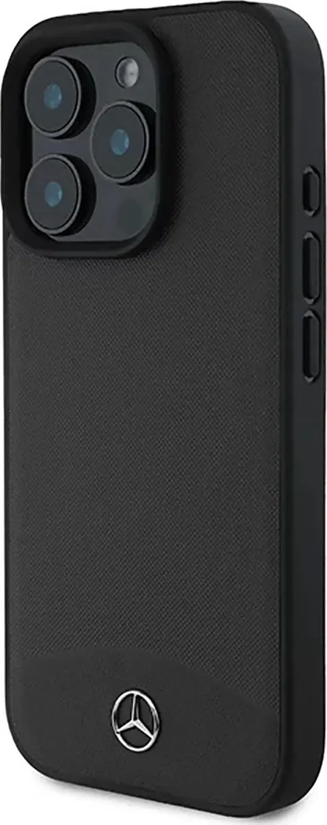Mercedes-Benz Backcase Hoesje iPhone 16 Pro - Effen Zwart - afbeelding 5 van 6