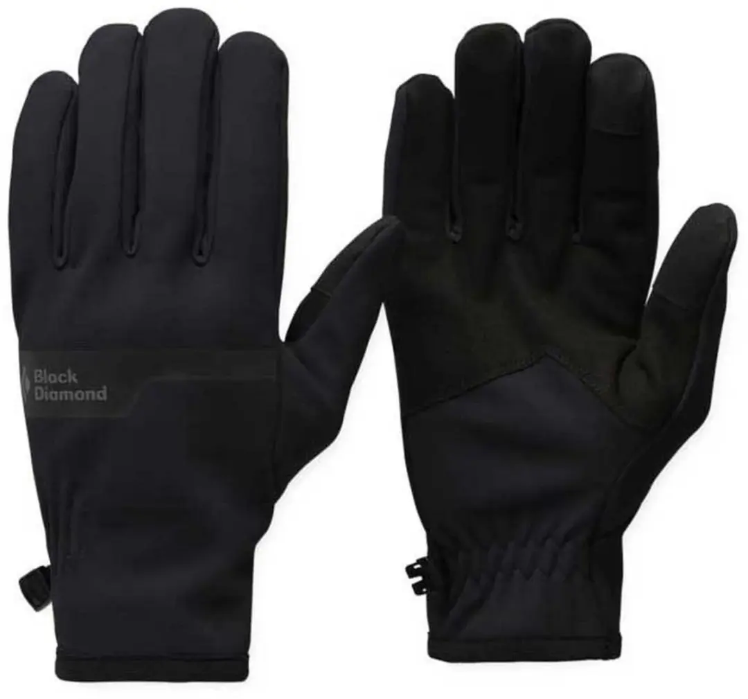 Black Diamond Everyday Softshell Handschoenen L - Zwart - afbeelding 2 van 4
