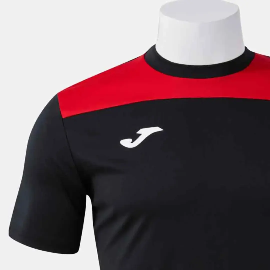 Joma Phoenix III Korte Mouw Set - 12 jaar - Zwart/Rood - afbeelding 4 van 4