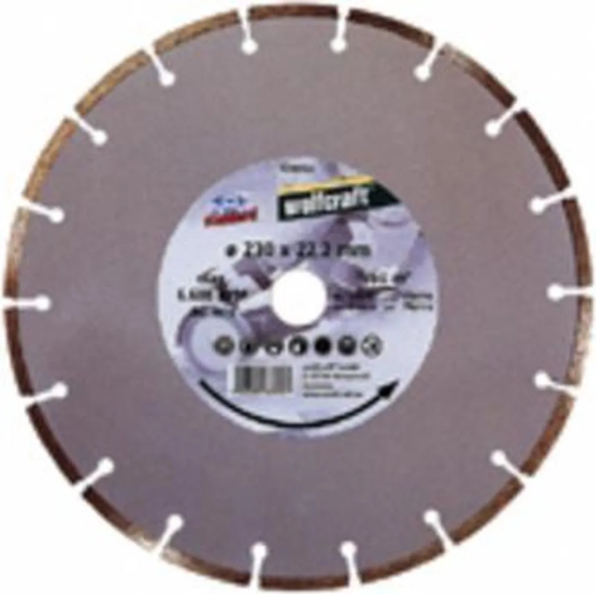 Wolfcraft Doorslijpschijf Ø125mm