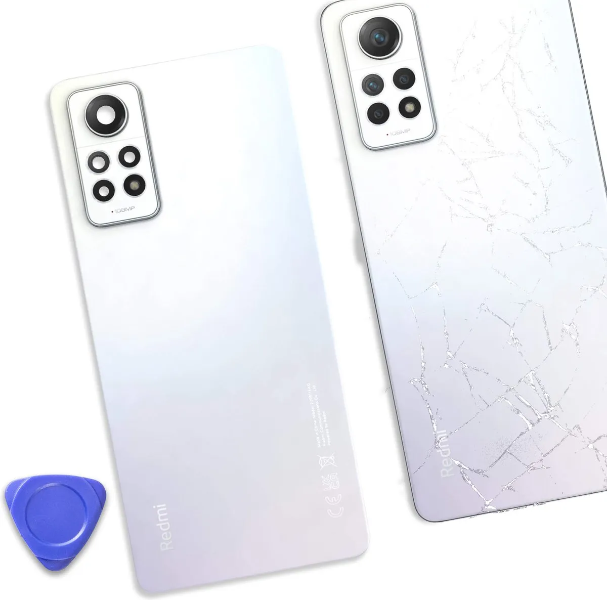 Xiaomi Redmi Note 12 Pro 4G Batterijdeksel - Wit