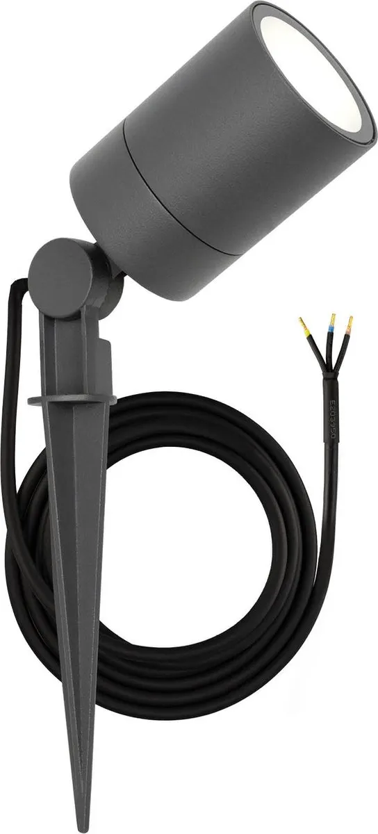 Ledvion LED Prikspots Antraciet IP65 5W GU10