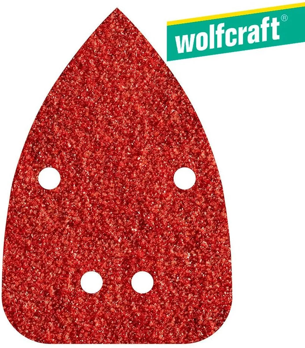 Wolfcraft Zelfhechtend Schuurblad 1763000 - 10 Stuks