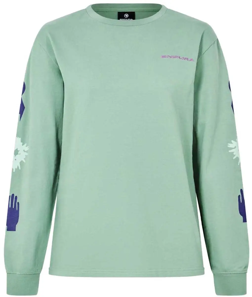 Endura Forty1Thirty T-shirt Lange Mouwen Loch Green XL
