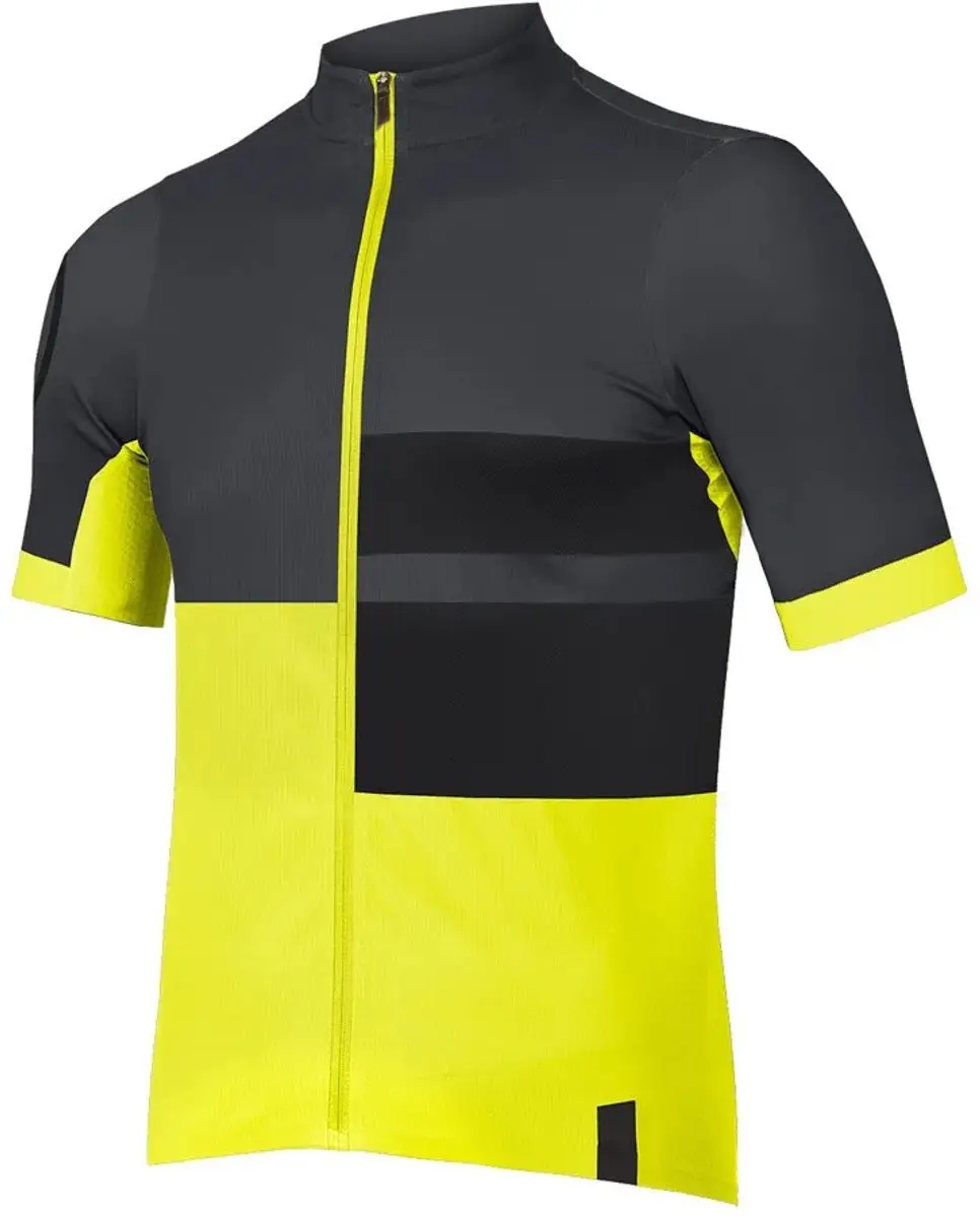 Endura FS260 Wielertrui Korte Mouw - Geel/Zwart L - afbeelding 3 van 3