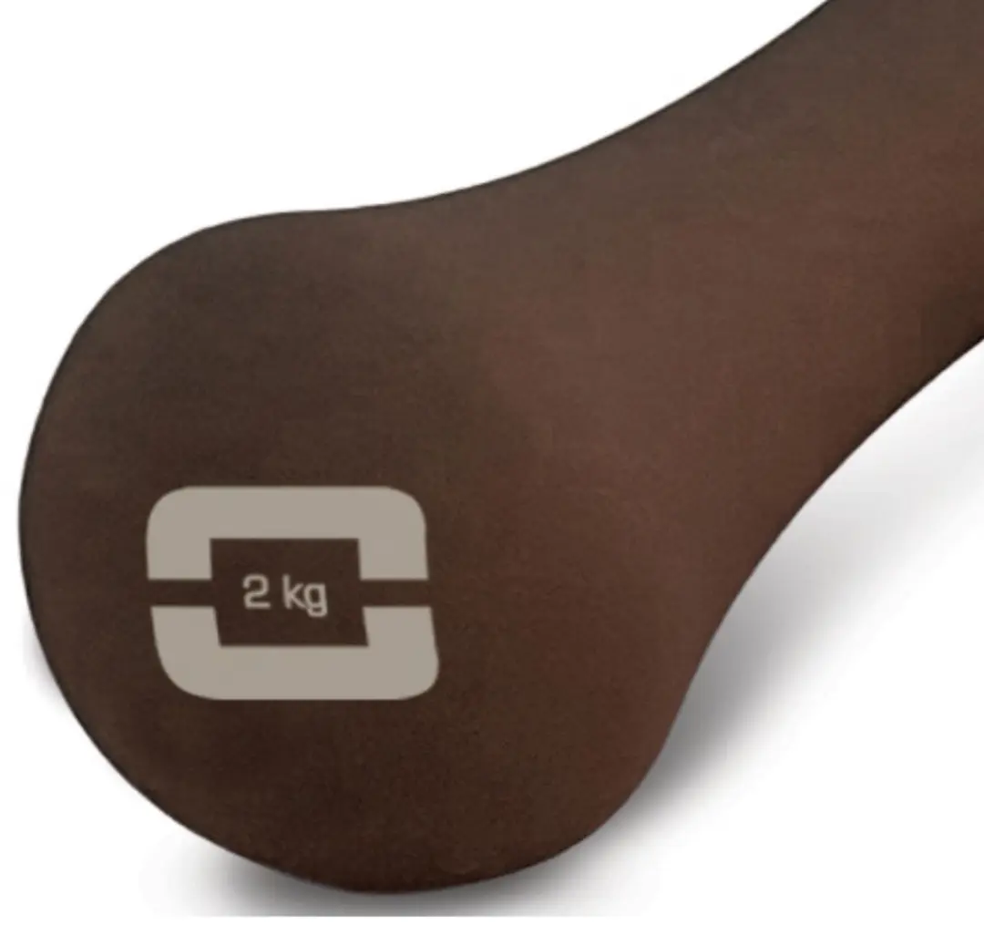Toorx Liveness Neopreen Yogahalter 2kg - Chocolade - afbeelding 2 van 3