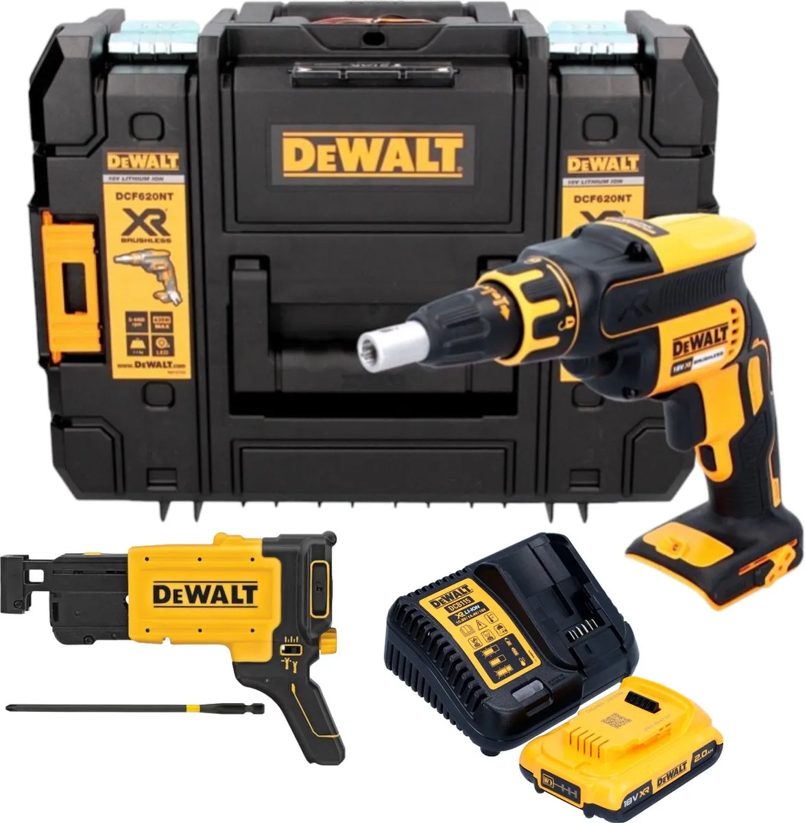 DeWalt DCF620D1T Droogbouwschroevendraaier 18V 30Nm