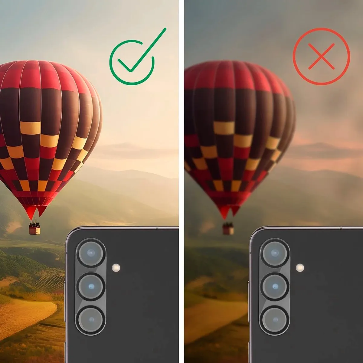 Hama Camera Beschermglas Samsung Galaxy A34 - 9H Hardheidsclassificatie