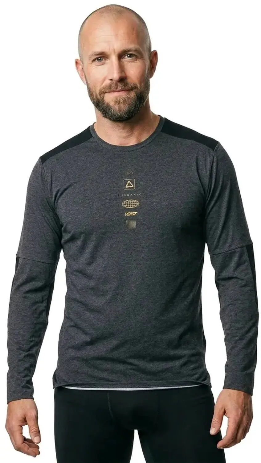 Leatt Trail 4.0 Trui Met Lange Mouwen Zwart 3XL Man