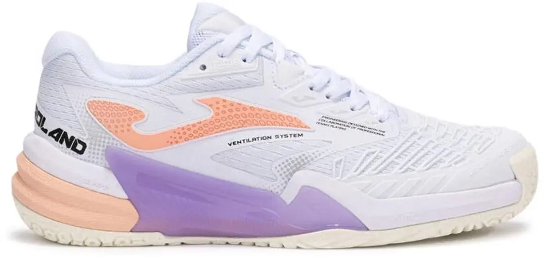 Zapatillas Joma Roland Lady White 2502 Trollw2502c Mujer 37
