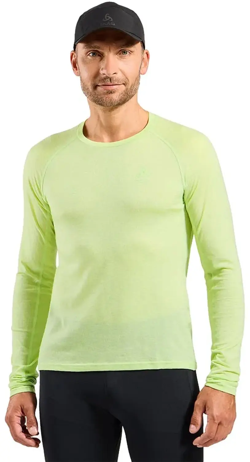 Odlo X-alp Pw 115 T-shirt Met Lange Mouwen Groen M Man