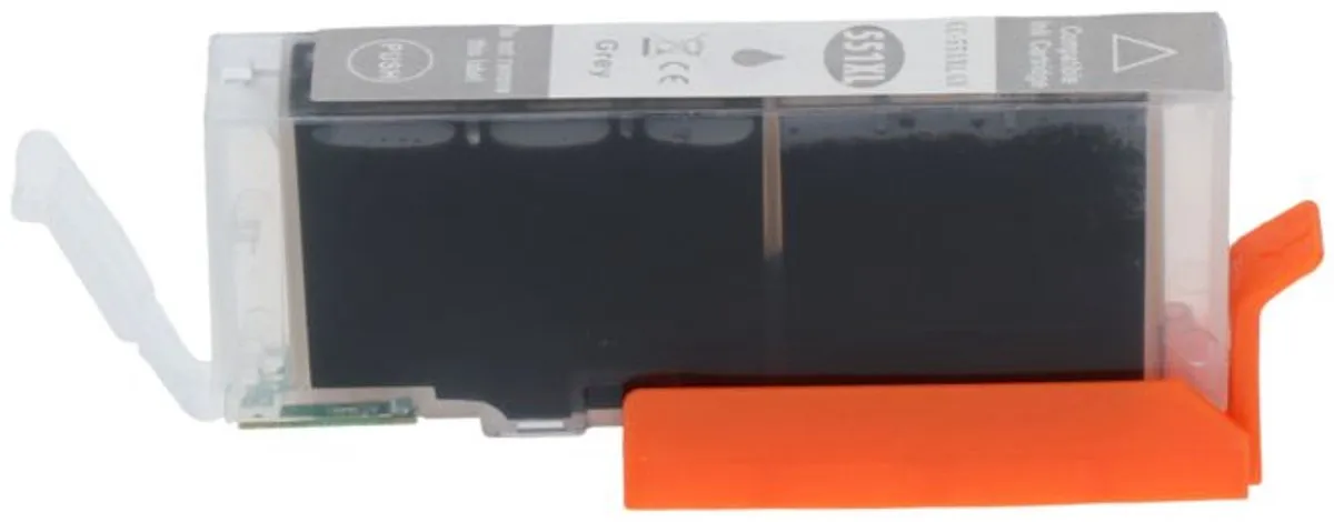 PrintAbout CCLI-551GYPA Inktcartridge Grijs - 15ml - o.a. Canon
