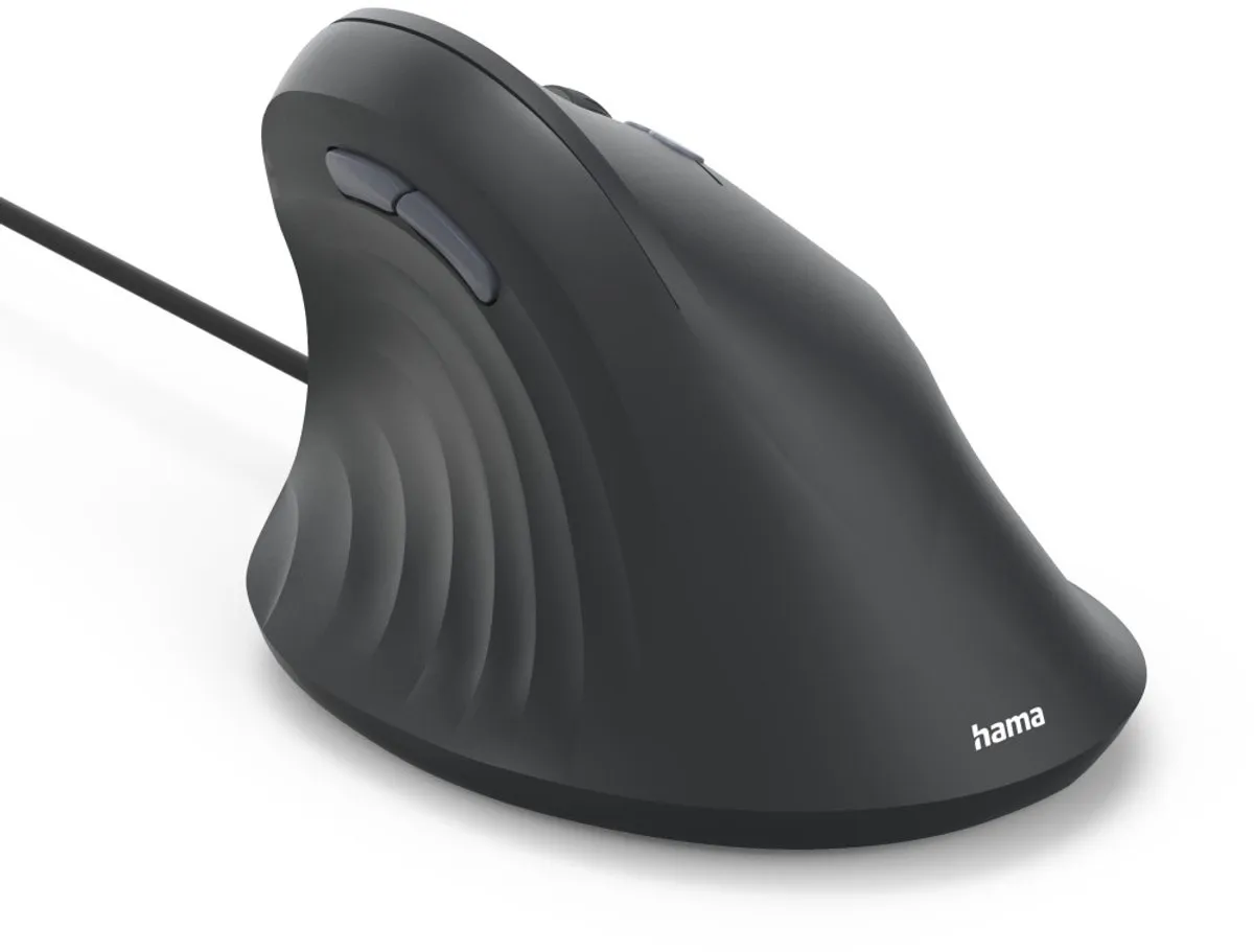 Hama ECM-500R Optische Muis - 7 Knoppen - Zwart
