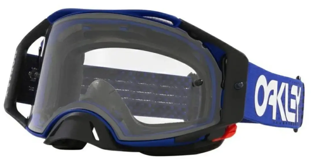 OAKLEY Airbrake MX Goggle Moto Blue Clear Lens