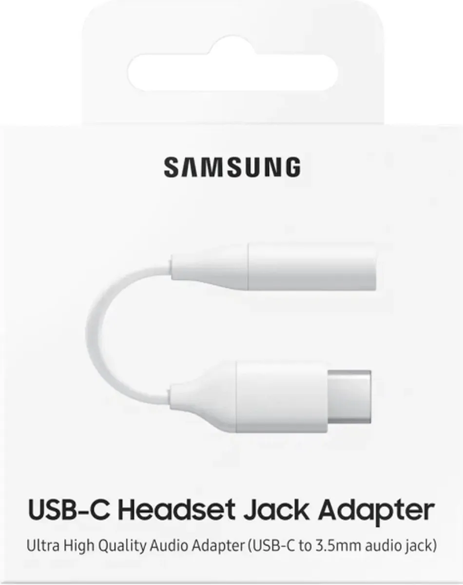 Samsung USB-C to 3.5mm Headset Jack Adapter - Wit