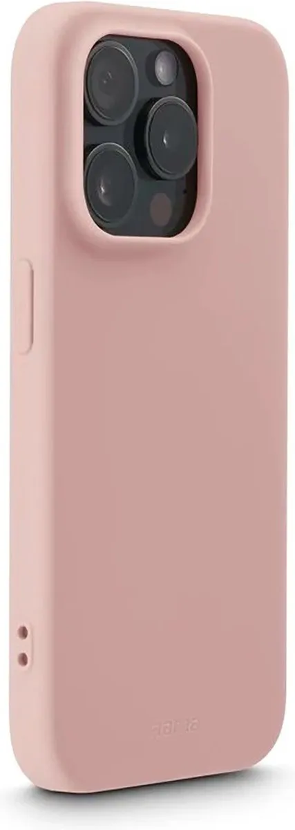 Hama Finest Feel Cover iPhone 15 Pro - Nude Roze