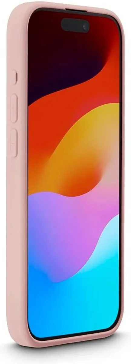 Hama Finest Feel Cover iPhone 15 Pro - Nude Roze