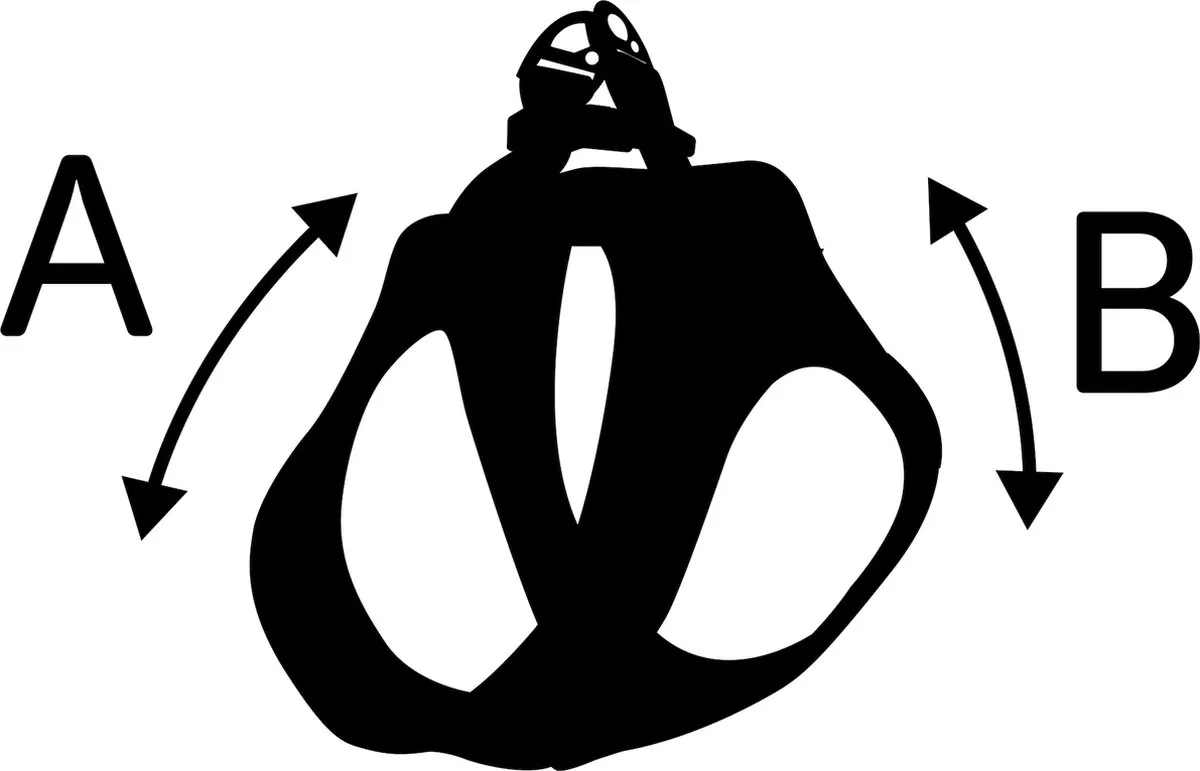 Flamingo Bento Step&go Hondenharnas - Zwart S 37-40cm