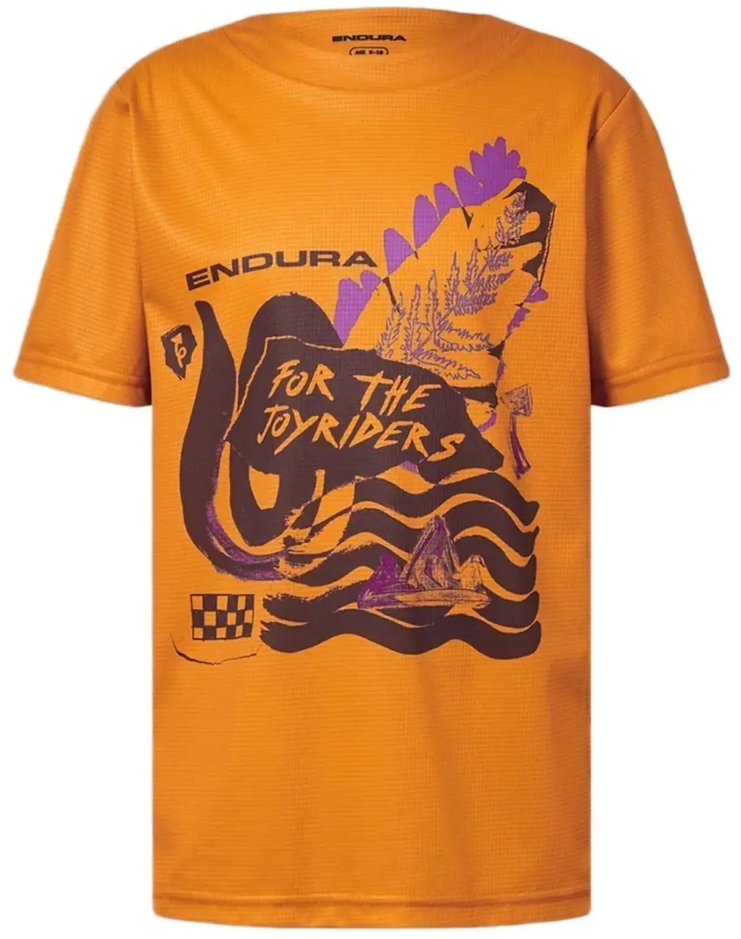 Endura Kids SingleTrack Core T-shirt - ORANGE - 13-14