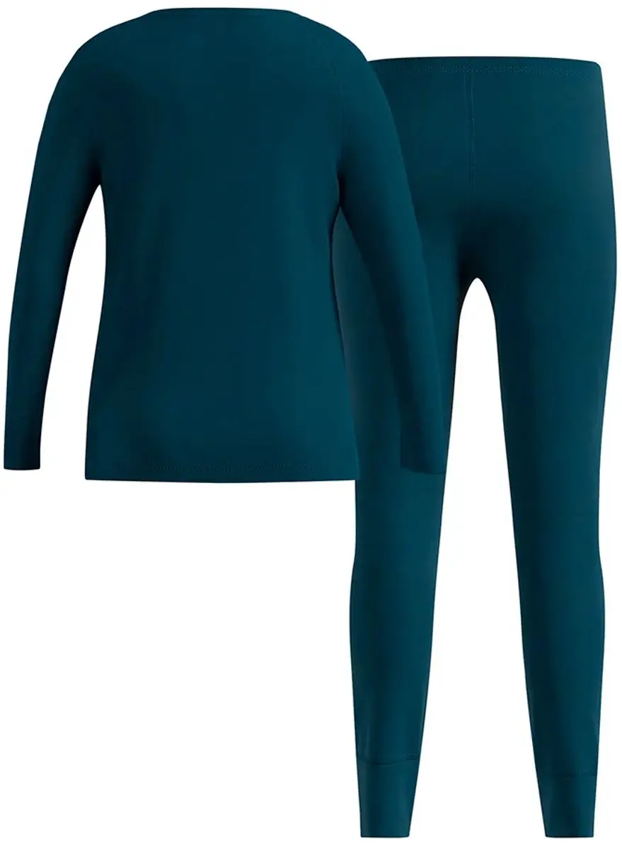Odlo Merino 200 Lange Mouwen Basislaagset Blauw 10 Years Jongen