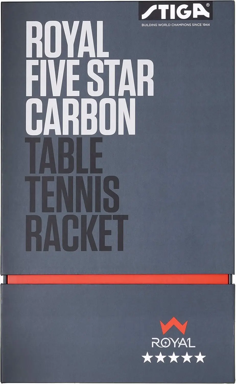 Stiga Royal 5-Sterren Pro Carbon Tafeltennisracket