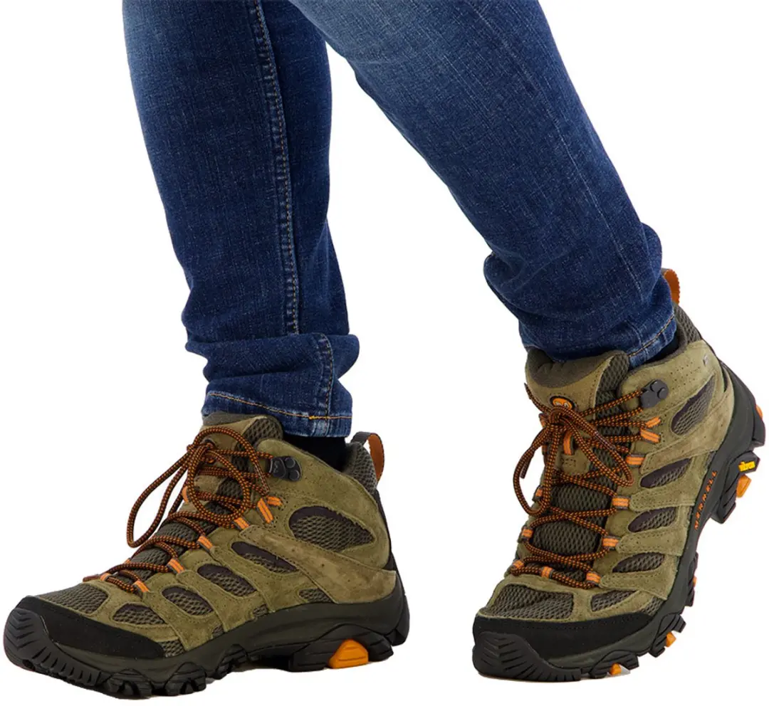 Merrell Moab 3 Mid GTX Wandelschoenen Heren - Olive 43.5 - afbeelding 2 van 6