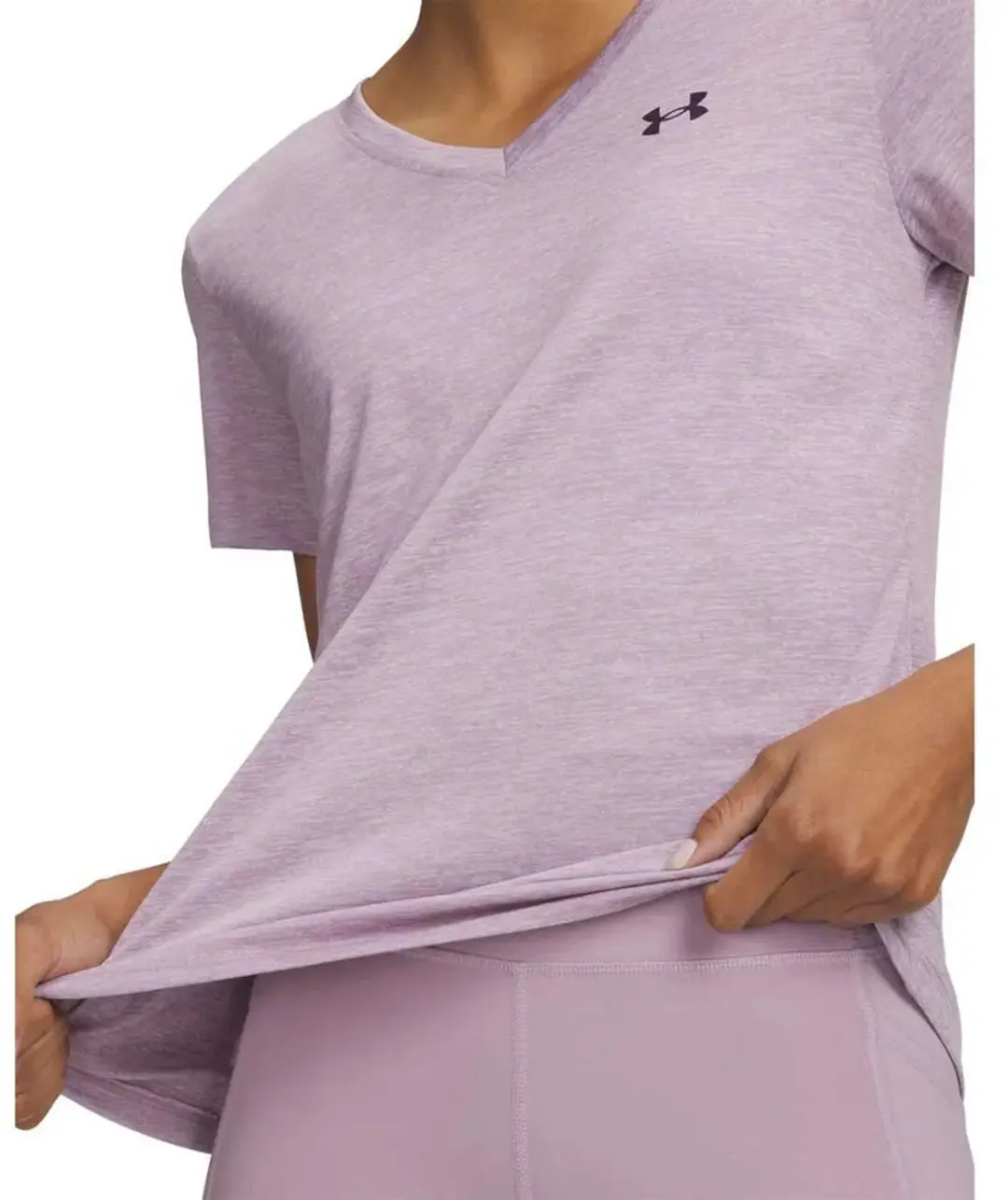 Under Armour Tech Twist T-shirt - XS - Paars - afbeelding 3 van 3