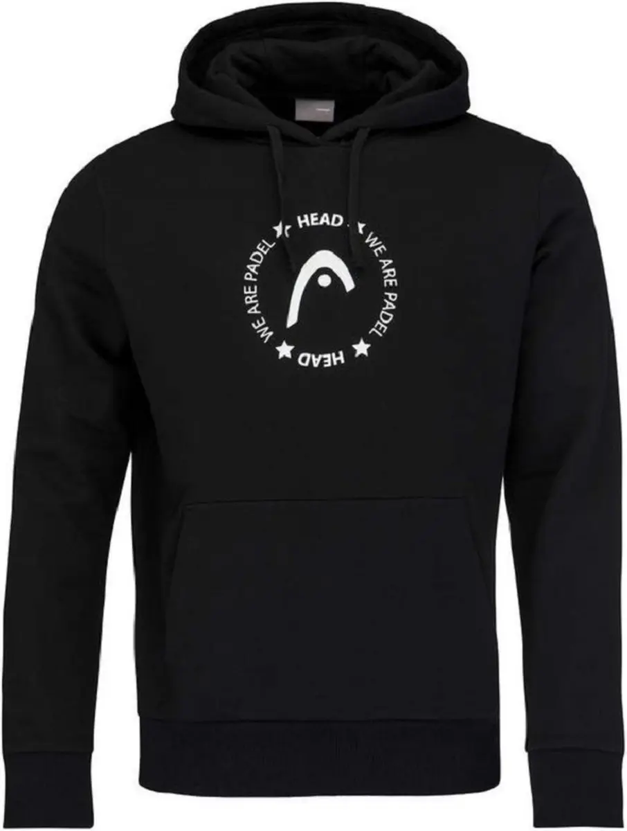 HEAD Padel Hoodie Sporttrui Heren Zwart