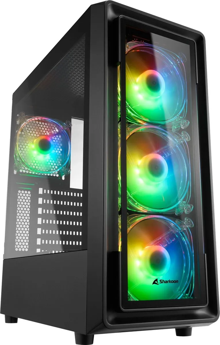 Sharkoon 4044951030187 ATX Semi-tower - 5 Ventilatoren
