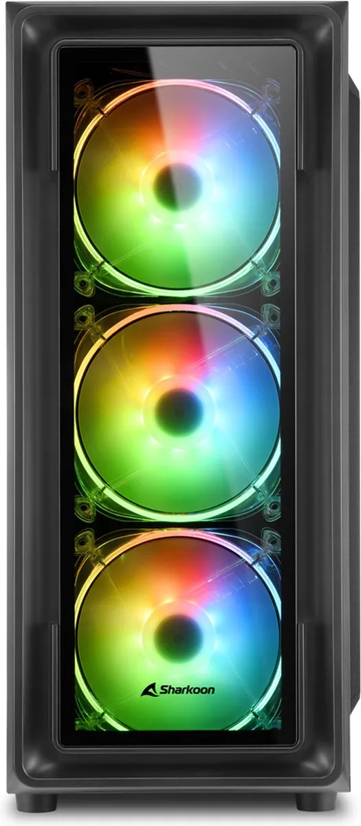 Sharkoon 4044951030187 ATX Semi-tower - 5 Ventilatoren - afbeelding 6 van 6