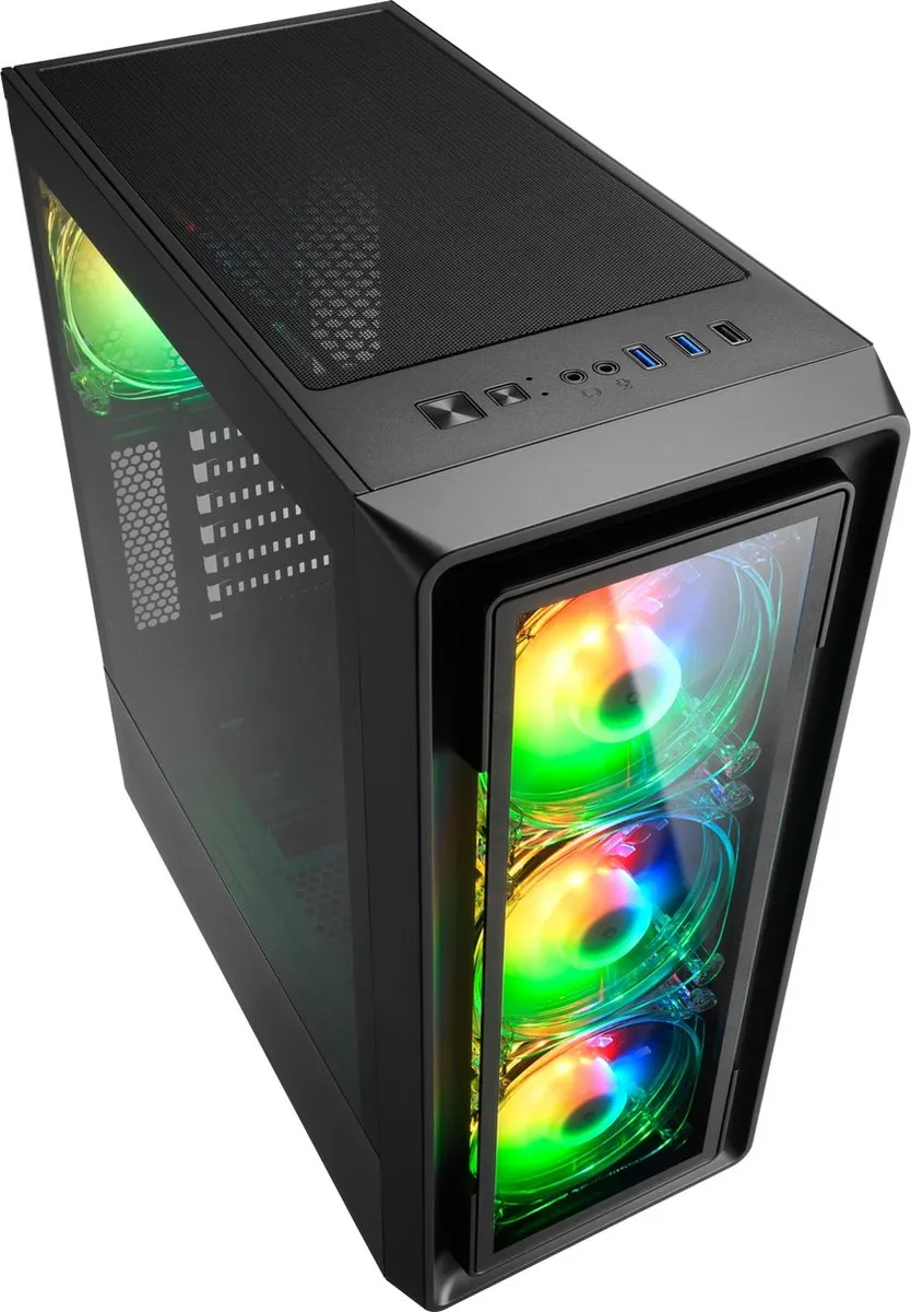 Sharkoon 4044951030187 ATX Semi-tower - 5 Ventilatoren